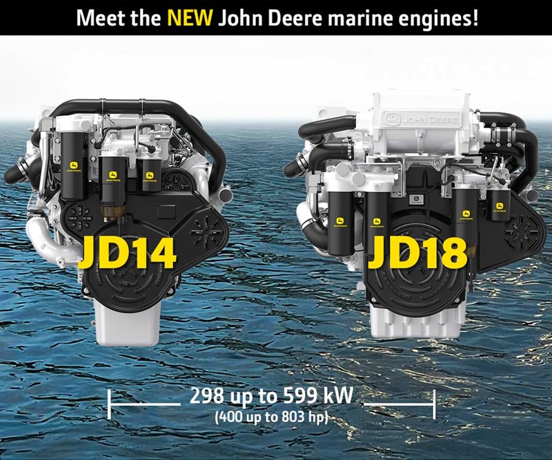 Jd14 Engine John Deere Marine Motor 60 - 599 kW | West Diesel